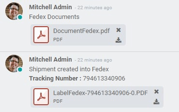 اسناد PDF ارسال.