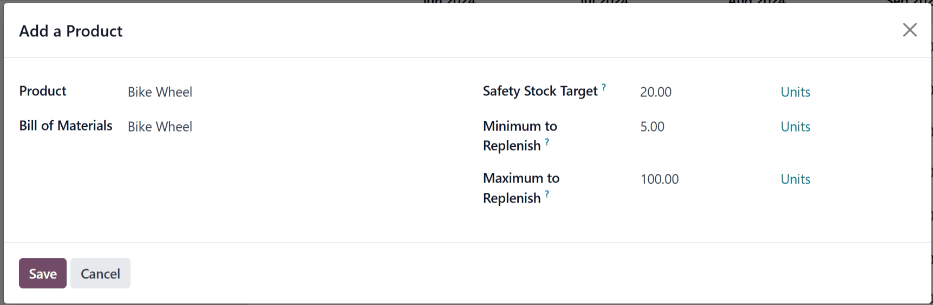 پنجره پاپ‌آپ افزودن یک محصول در MPS.