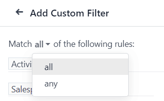 نمونه‌ای از اعلان فعالیت‌های معوق در کادر گفتگوی یک سرنخ.