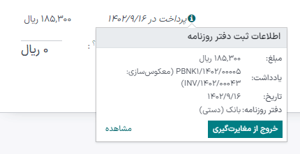 Full refund credit note.