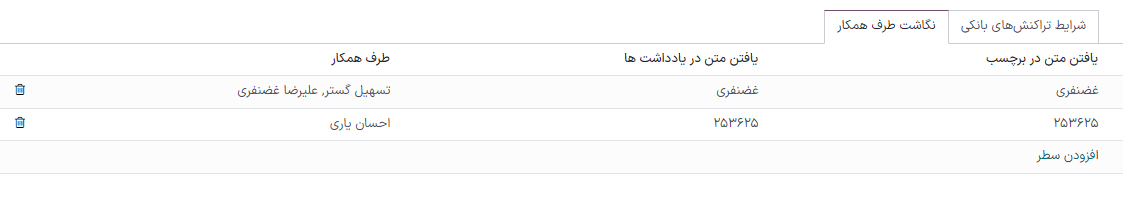 تعریف نگاشت طرف همکار