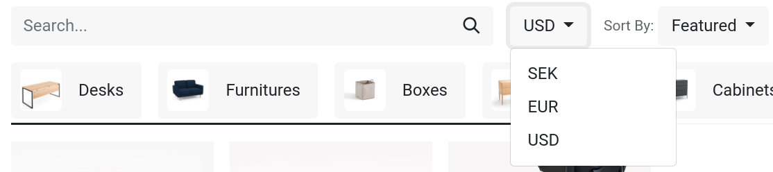 انتخاب لیست‌های قیمت