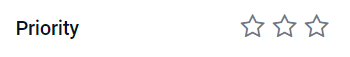 یک نمونه فیلد اولویت