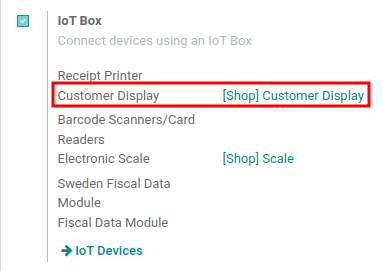 اتصال نمایشگر به برنامه پایانه فروش.
