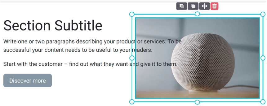 قرار دادن تصویر پشت متن