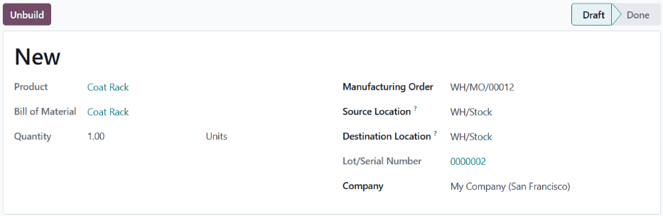 سفارش ازهم‌گشایی تکمیل شده.