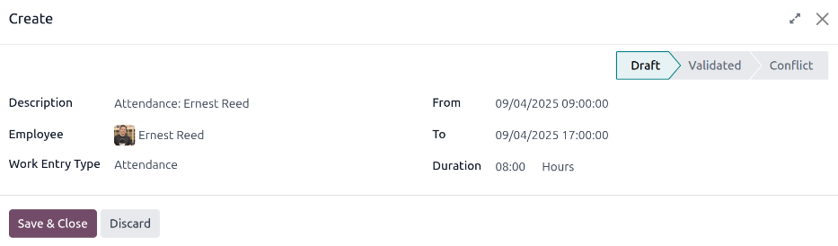 تکمیل فرم ایجاد ثبت کاری جدید در سازمان‌یار.