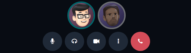 نمایی از یک جلسه در برنامه پیام‌رسان سازمان‌یار.