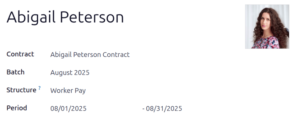 فیلدهای بالا برای یک فیش حقوقی جدید همگی برای فیش حقوقی ماه فوریه پر شده‌اند.