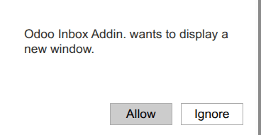 هشدار پاپ‌آپ پنجره جدید