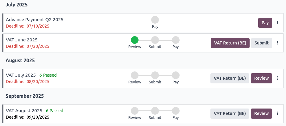 نمای کلی ابزار اظهارنامه مالیاتی