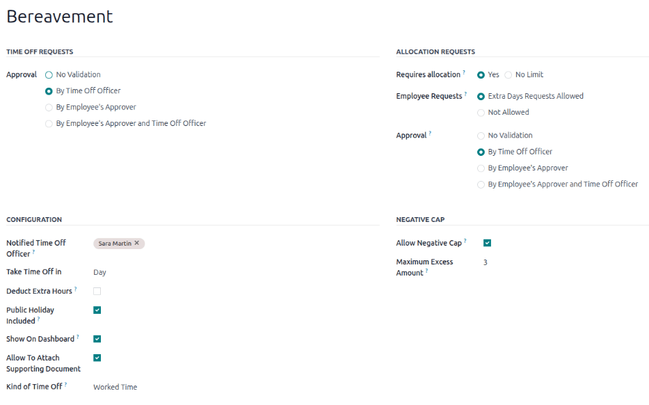 نیمه بالایی فرم نوع مرخصی، با تمام اطلاعات تکمیل شده برای مرخصی استعلاجی.