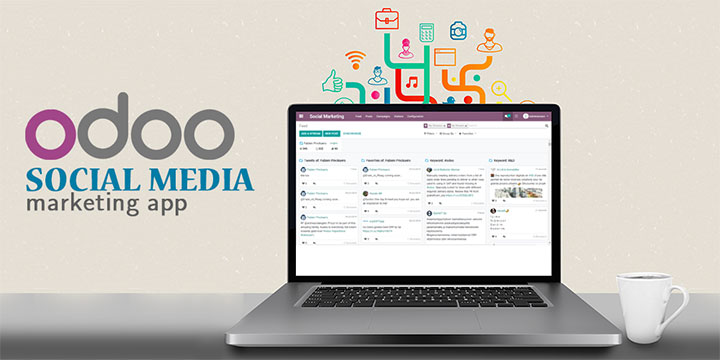 ماژول بازاریابی رسانه های اجتماعی Odoo