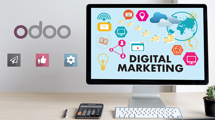 بازاریابی رسانه های اجتماعی Odoo