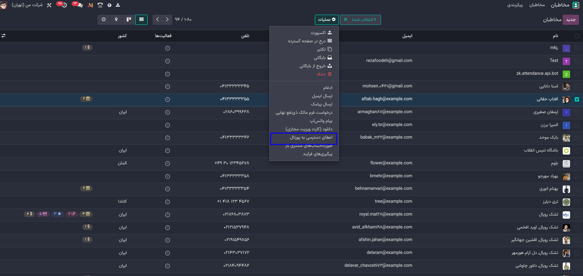 دسترسی پورتال به مخاطبان
