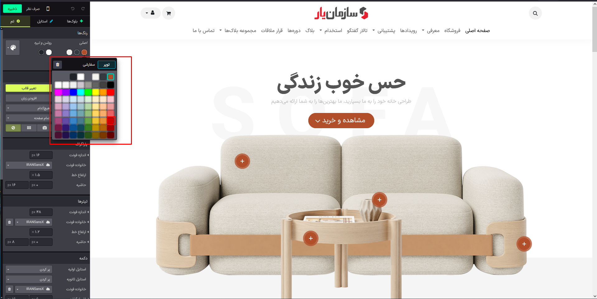 تم رنگی برند