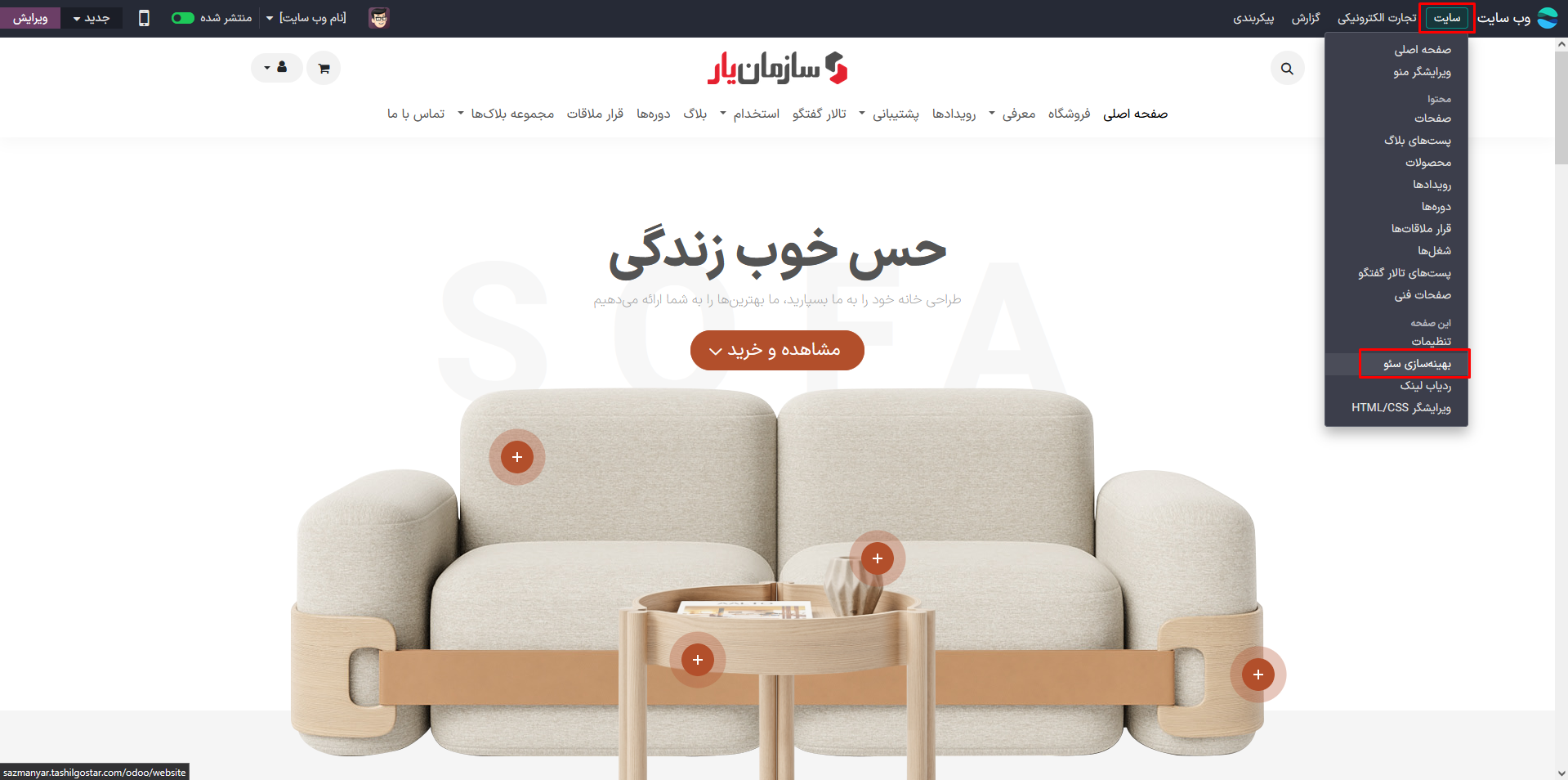 بررسی و بهینهسازی سئوی صفحات سایت