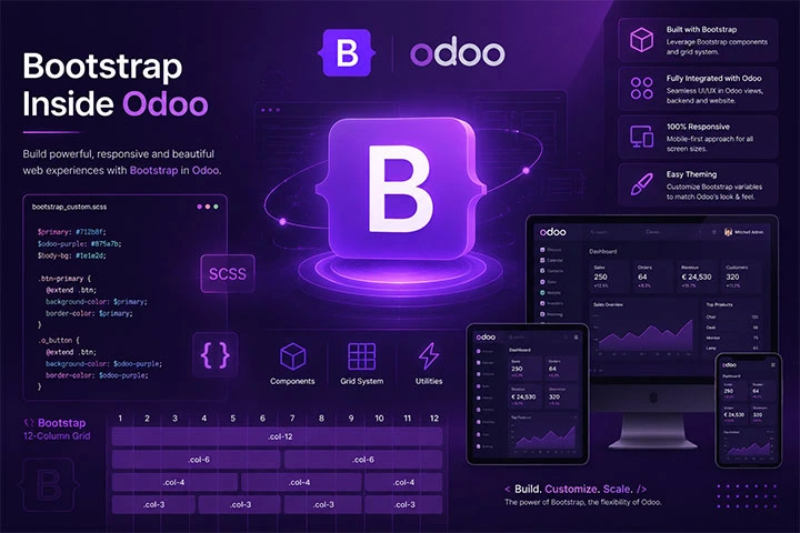 آیا در Odoo میتوان با Bootstrap طراحی کرد؟