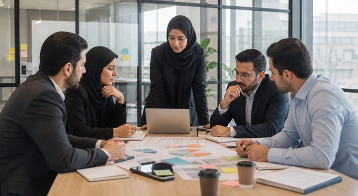 تشکیل تیم پروژه داخلی متعهد و تعیین قهرمانان فرآیند