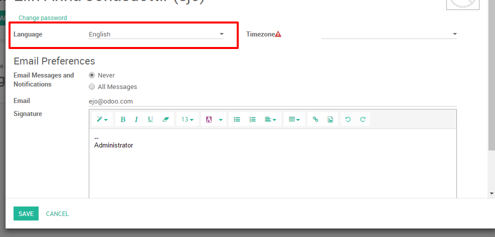 Odoo CMS - یک تصویر بزرگ