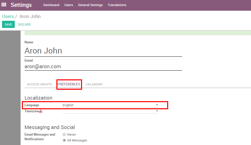 Odoo CMS - یک تصویر بزرگ