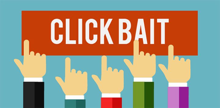 عدم استفاده از Clickbait و دیگر روش‌های فریبنده