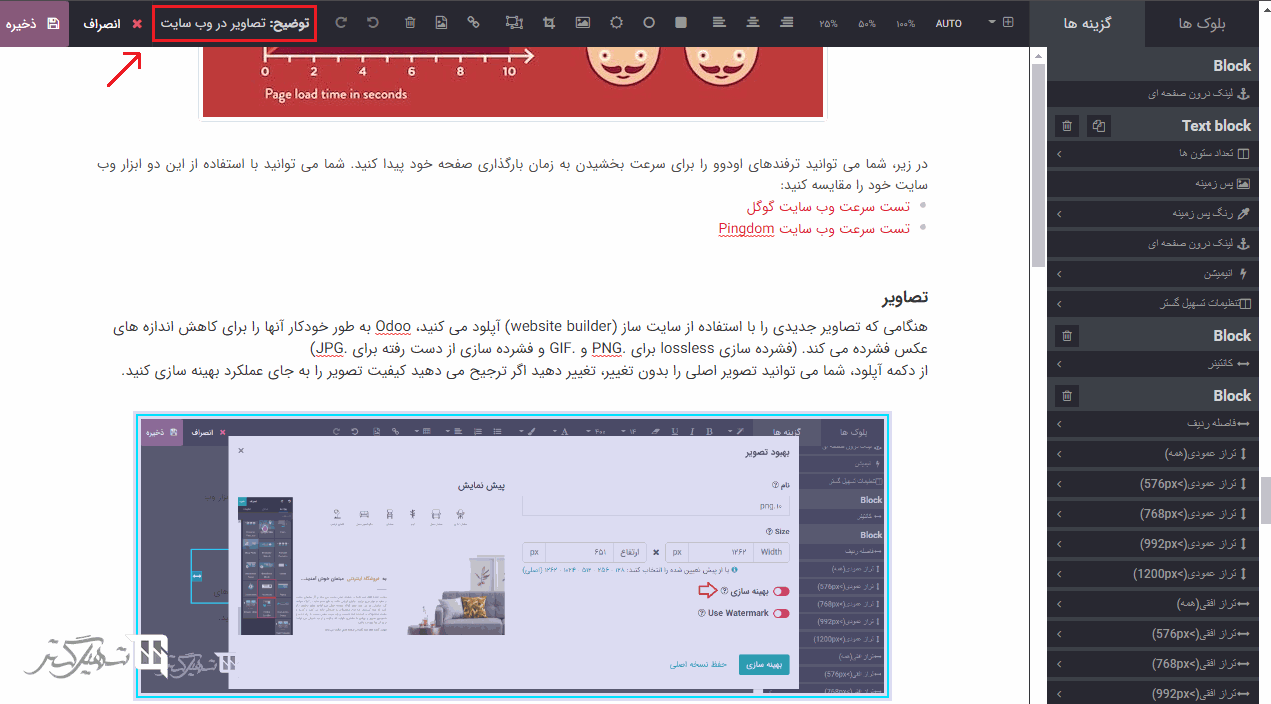 تصاویر در وب سایت تصاویر در وب سایت