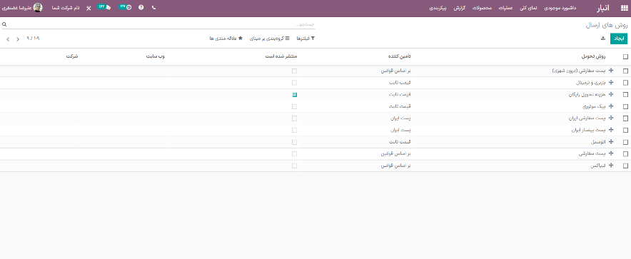 مدیریت لجستیک و حمل و نقل