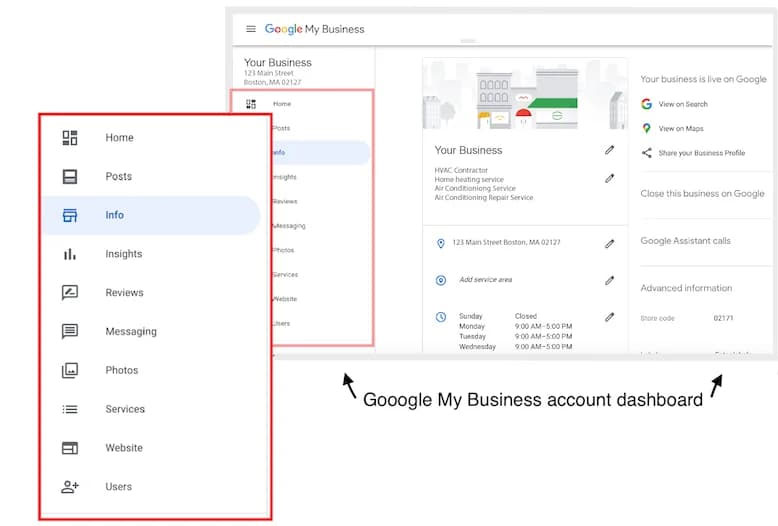 چگونه می توان در برگه های داشبورد google maps gmb بالاتر قرار گرفت